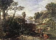Nicolas Poussin Landscape with Diogenes Spain oil painting artist
